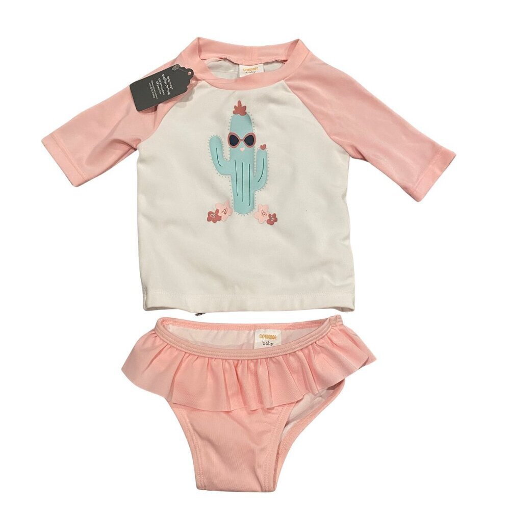Gymboree 2 piece Swimsuit/Rash Guard - New! Size 3-6 months